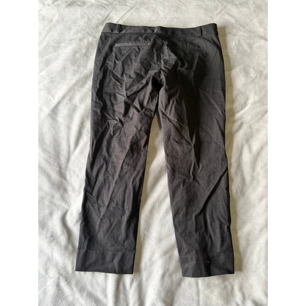 Banana Republic Sloan Fit Black Slim Leg Dress Pants Womens Size 6 Office Wear - Picture 2 of 3